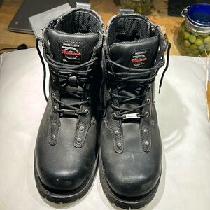 MILWAUKEE Men’s Motorcycle Biker Work Boots MB445 Black Size 13EE